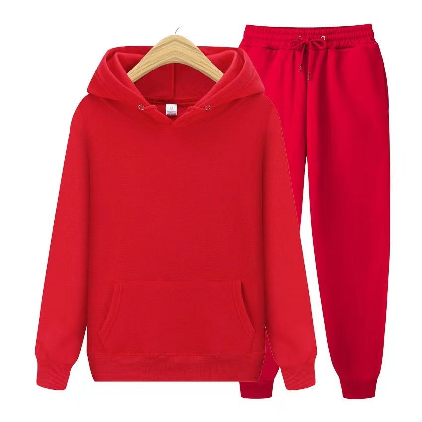 Julia Womens Hoodie and Sweatpants Set in Red