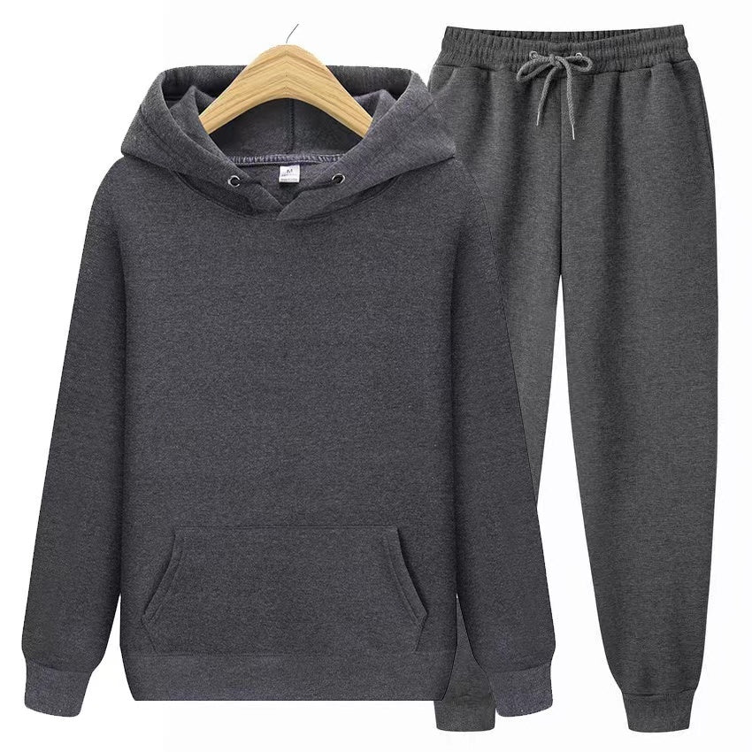 Julia Womens Hoodie and Sweatpants Set in Dark Gray