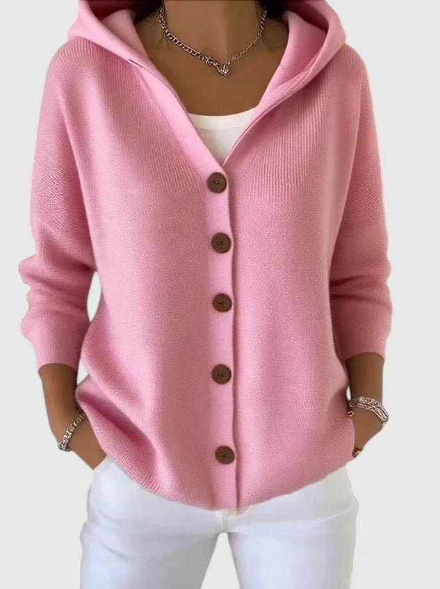 Orvine | Women's Hooded Button-Down Cardigan Sweater — Relaxed Knit Layer in 11 Colors | Westmere
