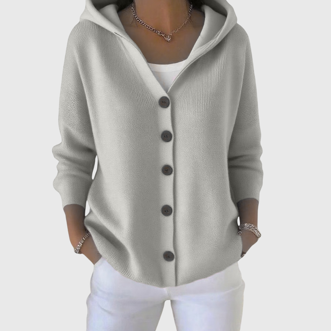 Orvine | Women's Hooded Button-Down Cardigan Sweater — Relaxed Knit Layer in 11 Colors | Westmere