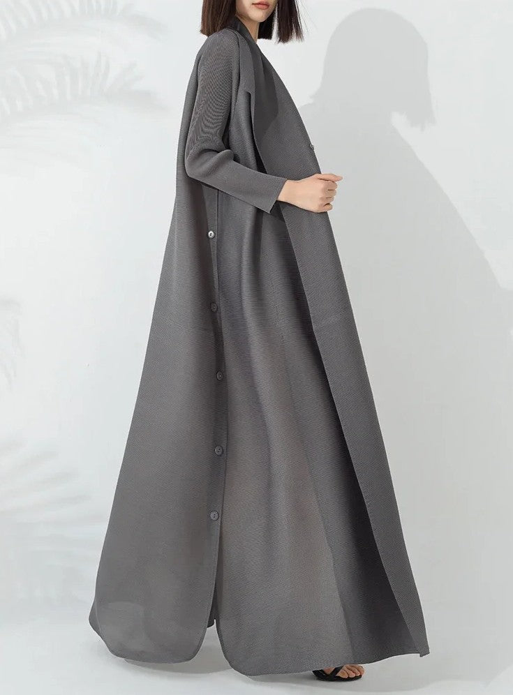 Crystal Womens Belted A-Line Long Coat