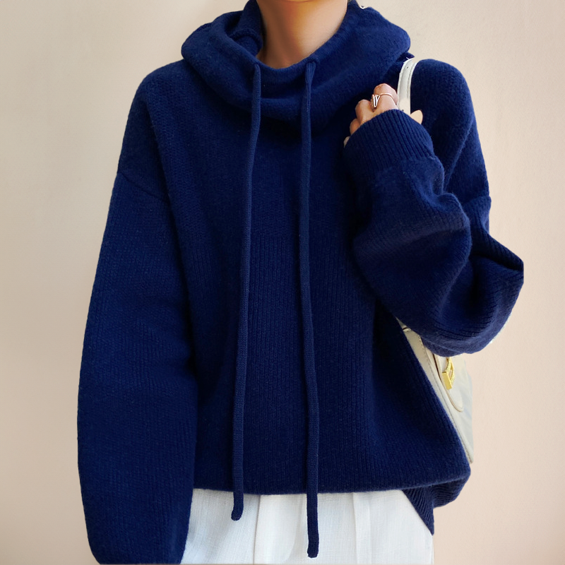 Women's Warm Sleek Sweater, Cozy Layer | Modern Flattering Cut, All-Season Wear | Green, Brown, Dark Blue or Blue | S–2XL