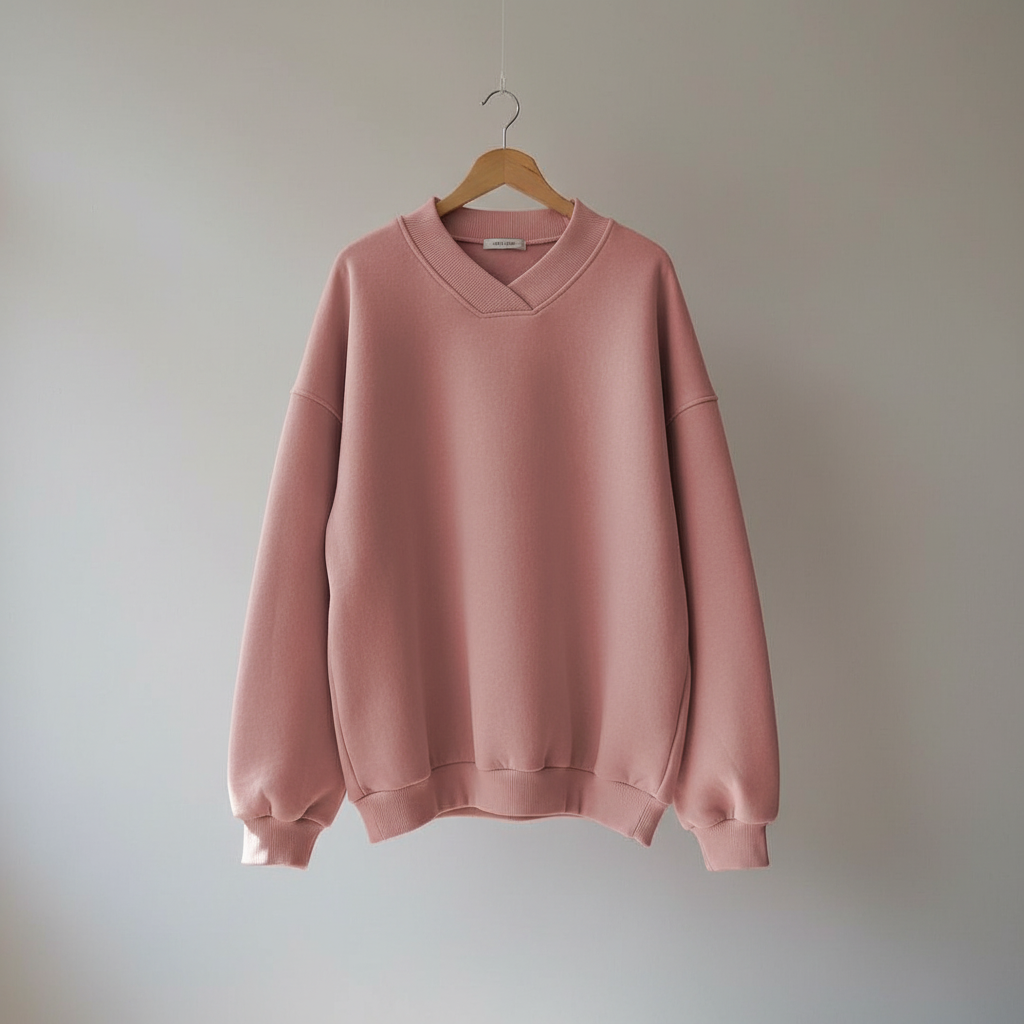 Thessaly | Women's Oversized V-Neck Pullover Sweater — Soft Everyday Knit in 10 Colors | Westmere