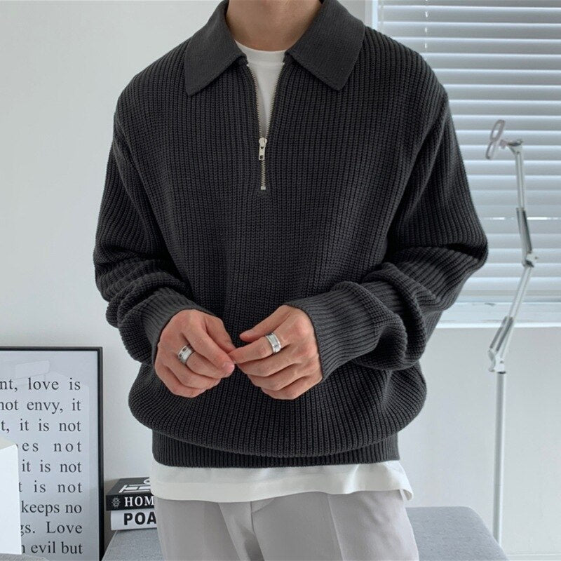 Niklas | Herren Strukturierter Winterpullover — Klassisches Strickdesign in 3 Neutralen | Westmere