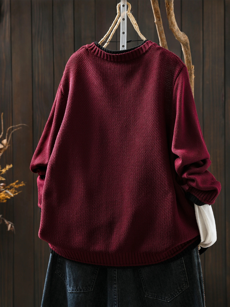 Veldara | Women's Oversized Chunky Knit Cardigan — Button-Front Textured Layer in 8 Colors | Westmere