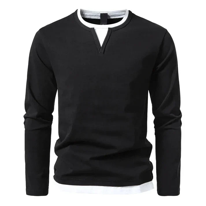 Alvin | Premium long-sleeved shirt made from combed cotton