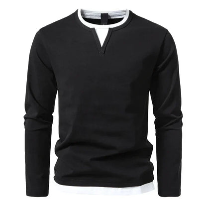 Alvin | Premium long-sleeved shirt made from combed cotton