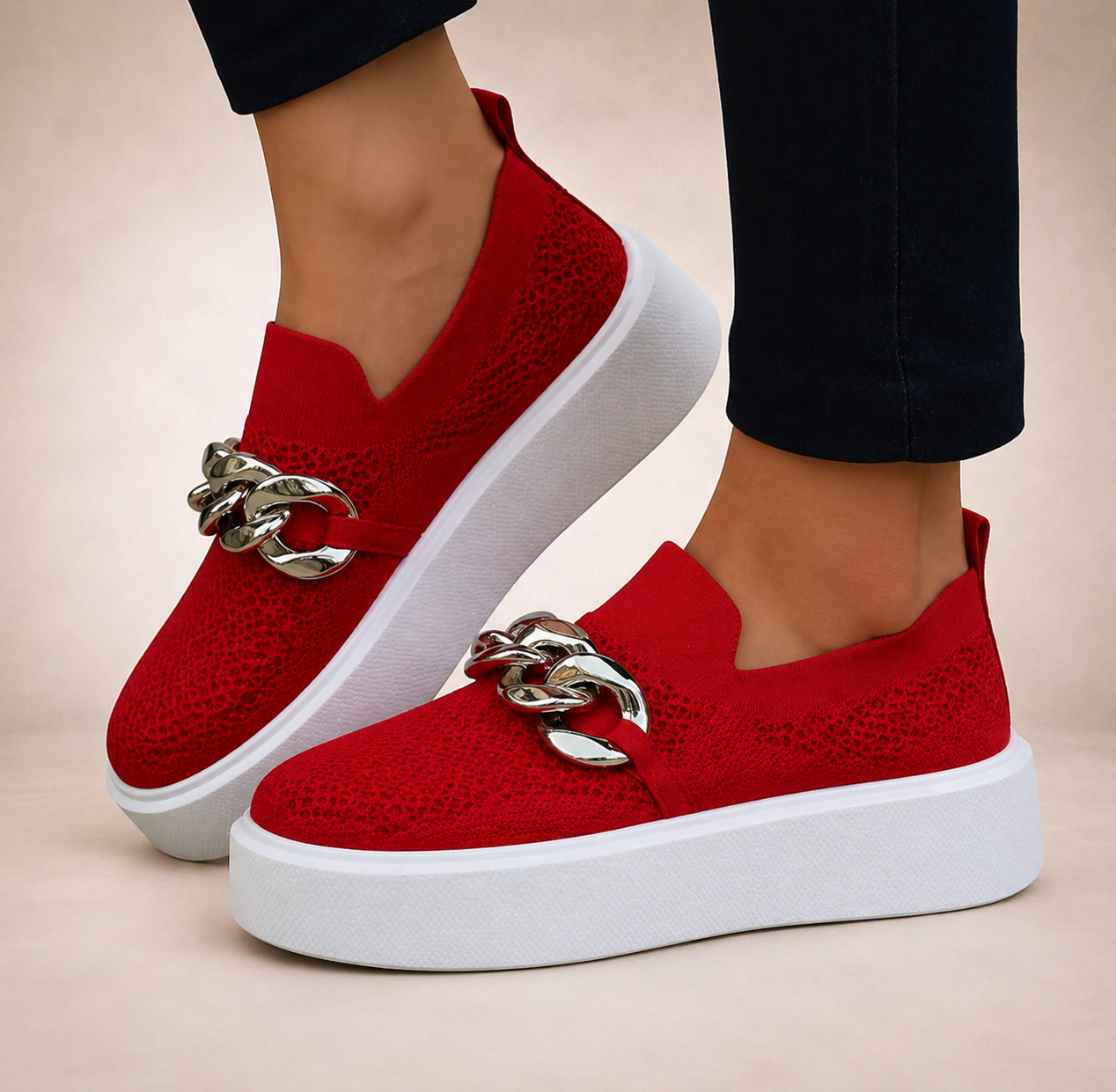 Arvelle™ | Shoes with Metal Chain