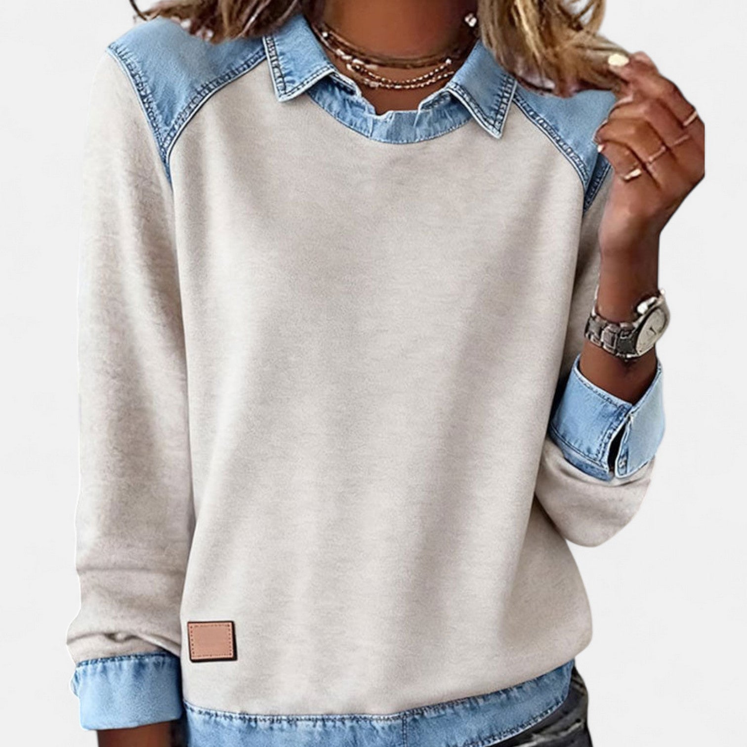 Women's Trendy Long-Sleeve Sweater, Fitted Silhouette | Sleek Modern Cut, Everyday Layer | 6 Colorways | S–3XL
