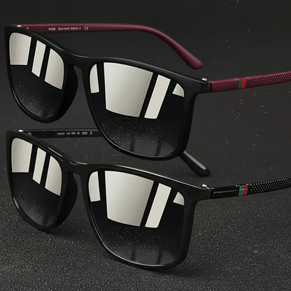 Rain™ | Classic Square Men’s Eyeglasses Lightweight Black Frame