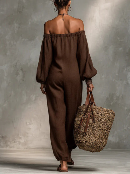 Raigne™ | Strapless Jumpsuit with Sleeves