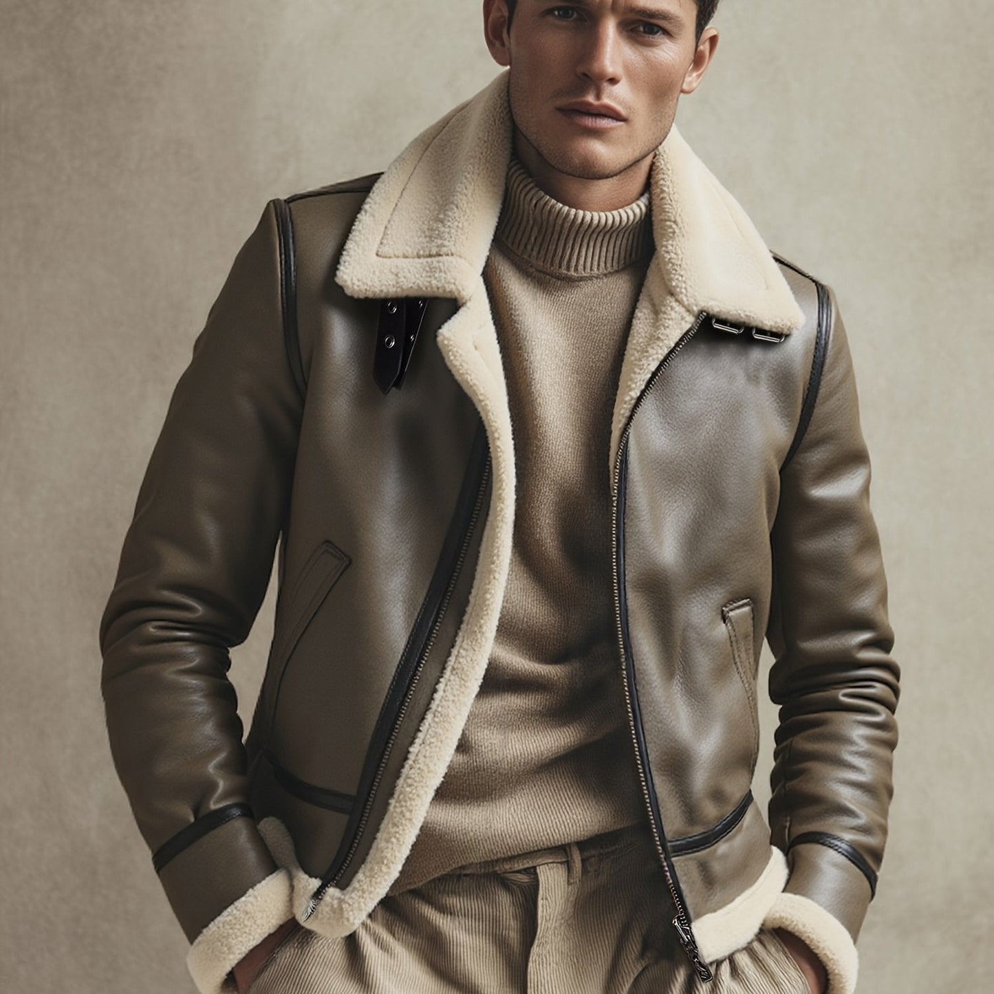 LOUIS | WARM MOTORCYCLE JACKET FOR FALL AND WINTER