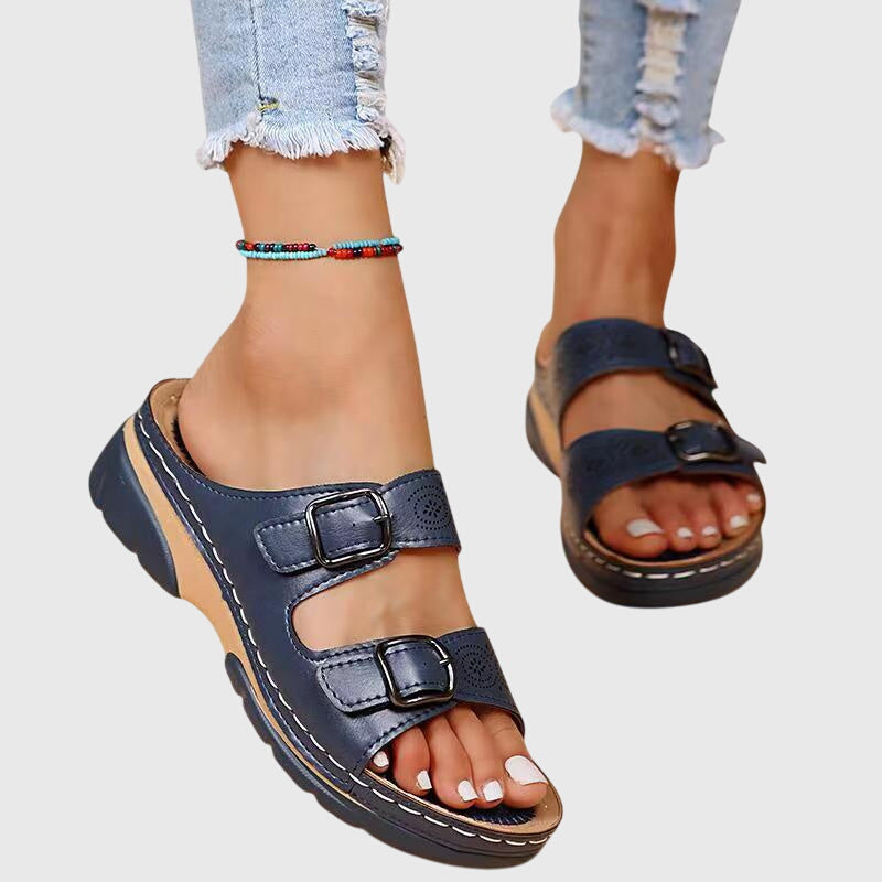 Deena™ | Orthopedic Leather Sandals