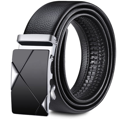 Perry™ | Men’s Soft Leather Belt – Automatic Buckle Casual Style