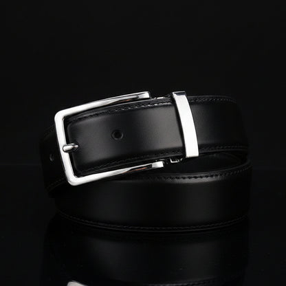Irvin™ | Cowhide Leather Belt – Classic Pin Buckle