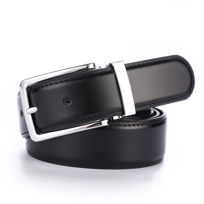 Irvin™ | Cowhide Leather Belt – Classic Pin Buckle