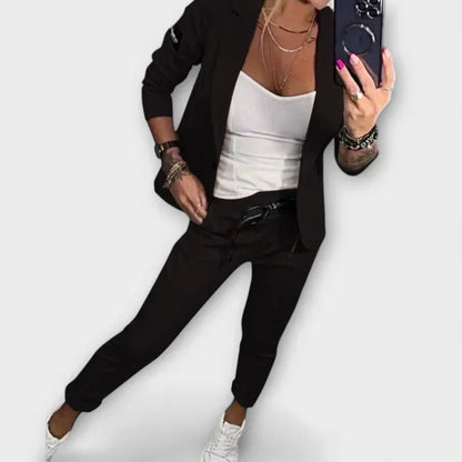 Vionne™ | Elegant Set of Top, Jacket, and Pants