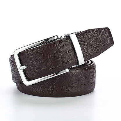 Irvin™ | Cowhide Leather Belt – Classic Pin Buckle