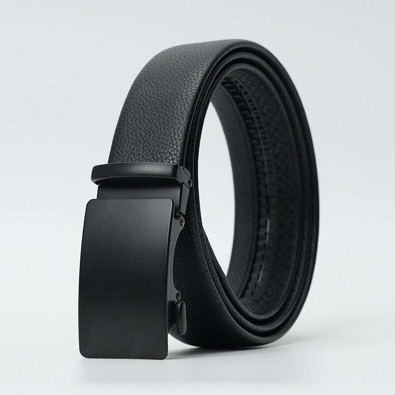 Meyer™ | Men’s Automatic Buckle Belt – Simple Business Style