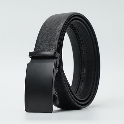 Meyer™ | Men’s Automatic Buckle Belt – Simple Business Style