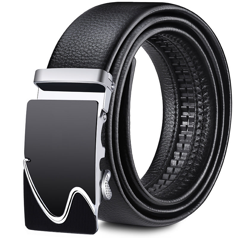 Perry™ | Men’s Soft Leather Belt – Automatic Buckle Casual Style
