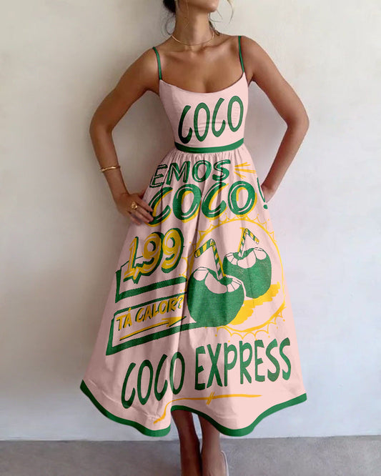 Tallulah™ | Tropical Market Midi Dress