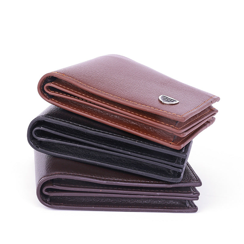 Kairo™ | Men’s PU Leather Wallet – Slim Multi-Card Design