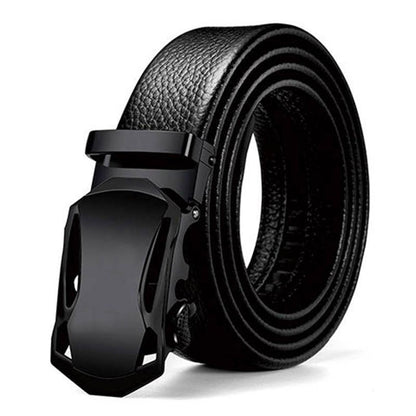 Neville™ | Men’s Automatic Buckle Belt – Black Sport-Inspired Design