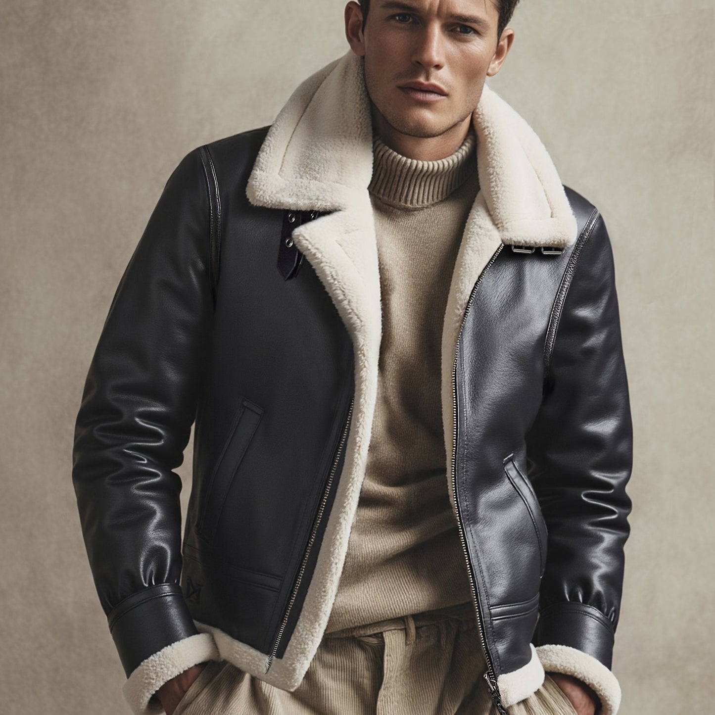 LOUIS | WARM MOTORCYCLE JACKET FOR FALL AND WINTER
