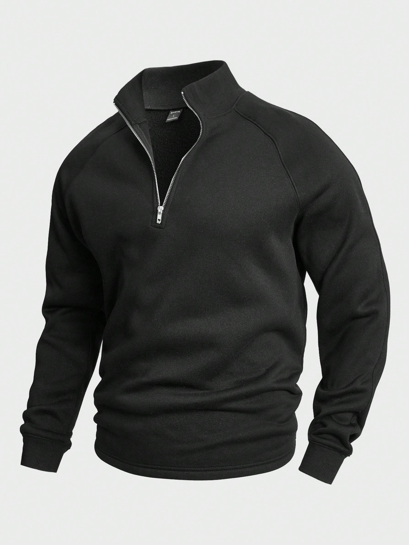 Anthony - Casual Half-Zip Sweatshirt