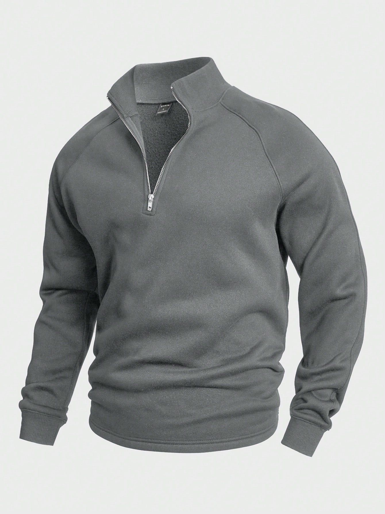 Anthony - Casual Half-Zip Sweatshirt