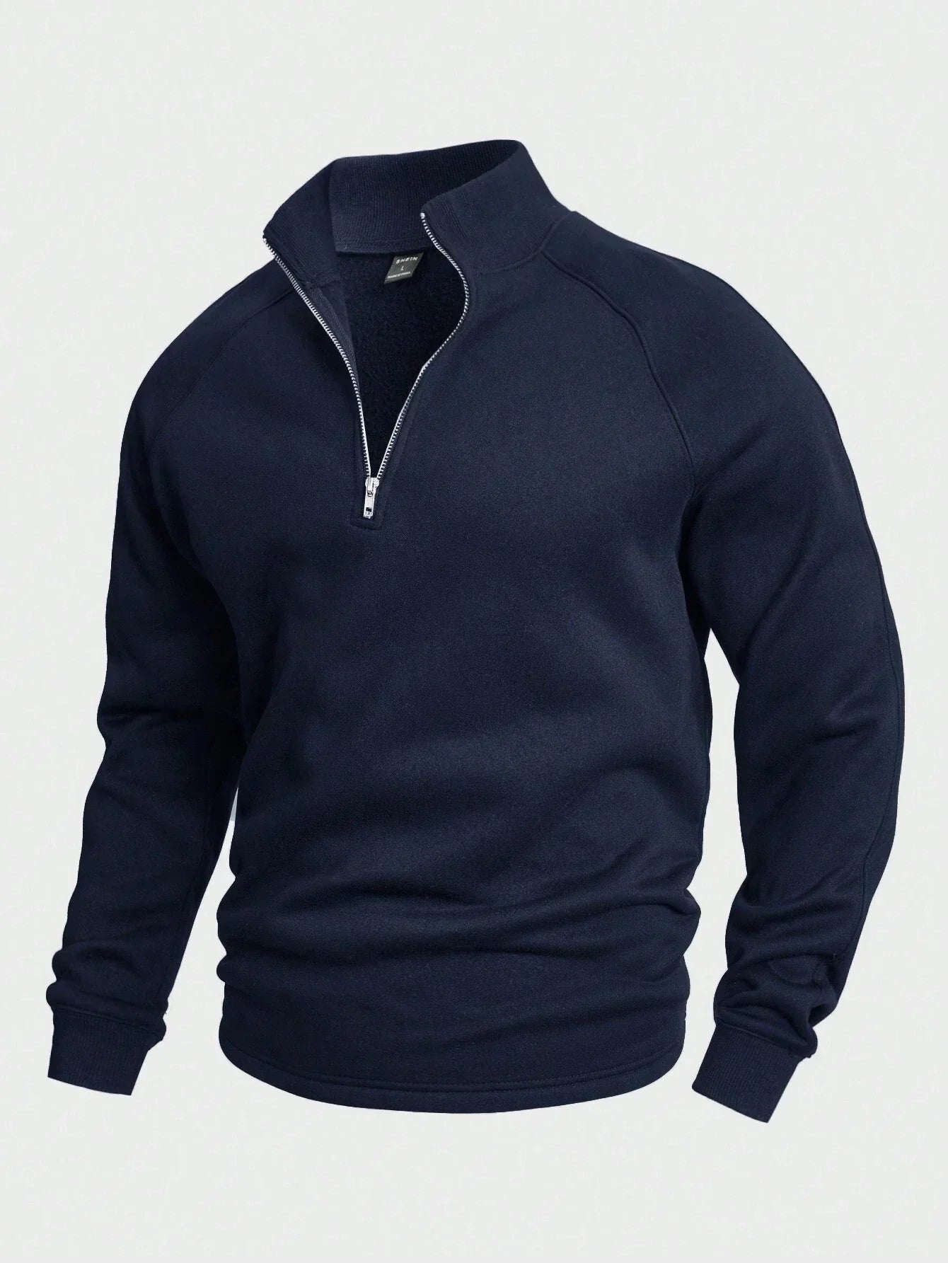 Anthony - Casual Half-Zip Sweatshirt