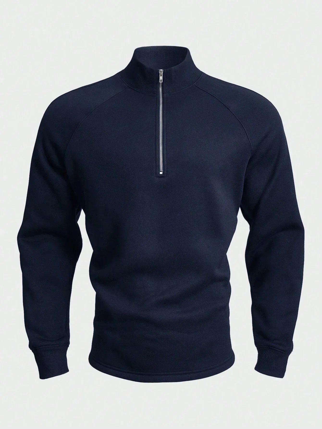 Anthony - Casual Half-Zip Sweatshirt