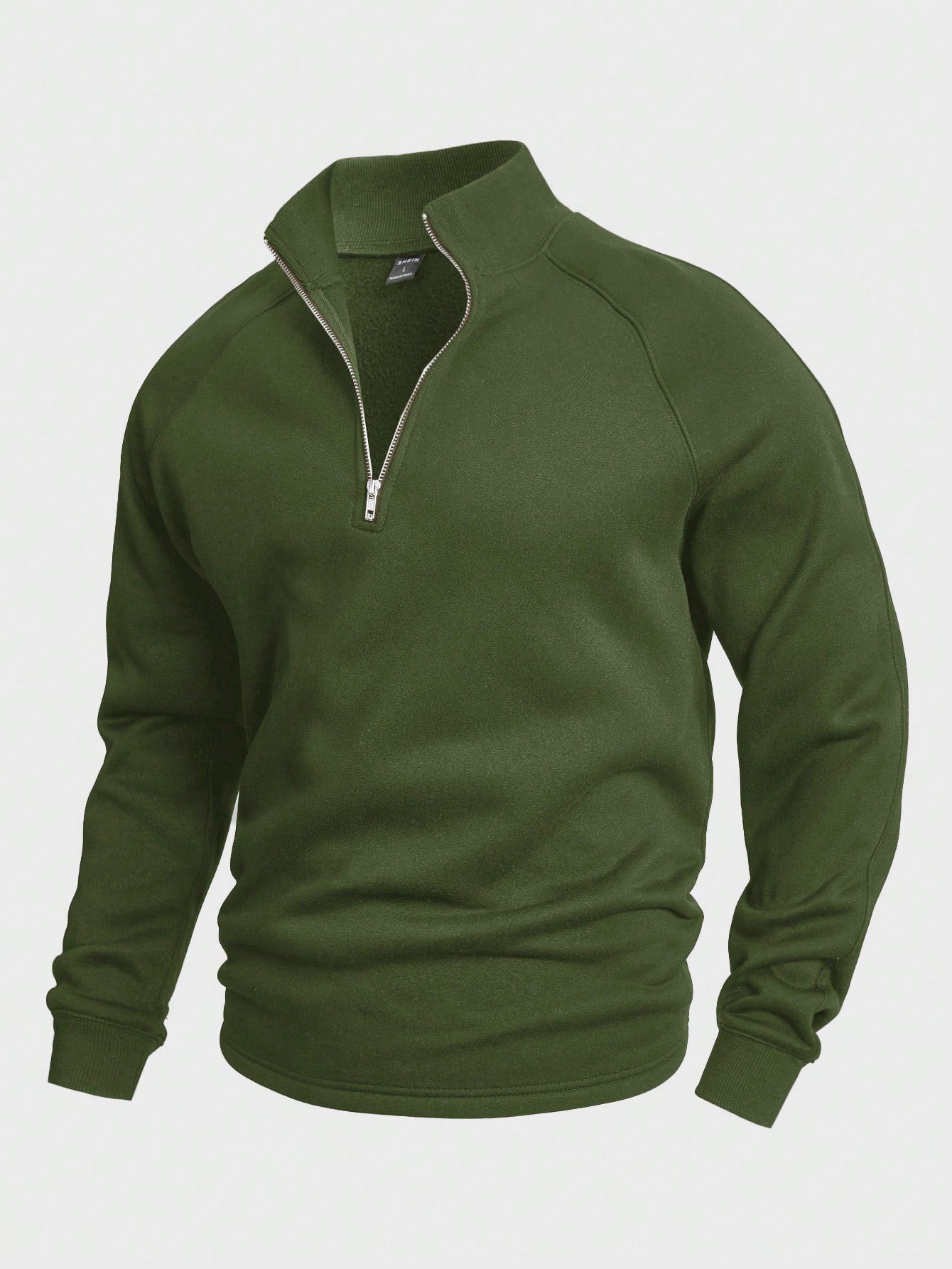 Anthony - Casual Half-Zip Sweatshirt