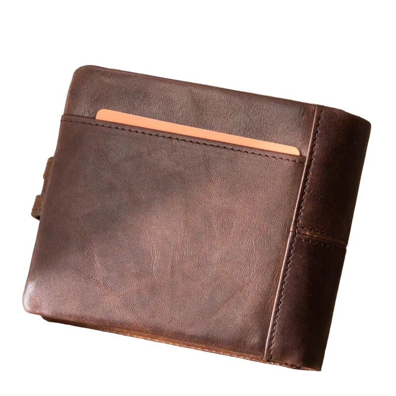 Dominic™ | Durable Cowhide RFID Buckle Wallet