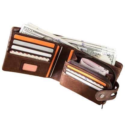 Dominic™ | Durable Cowhide RFID Buckle Wallet