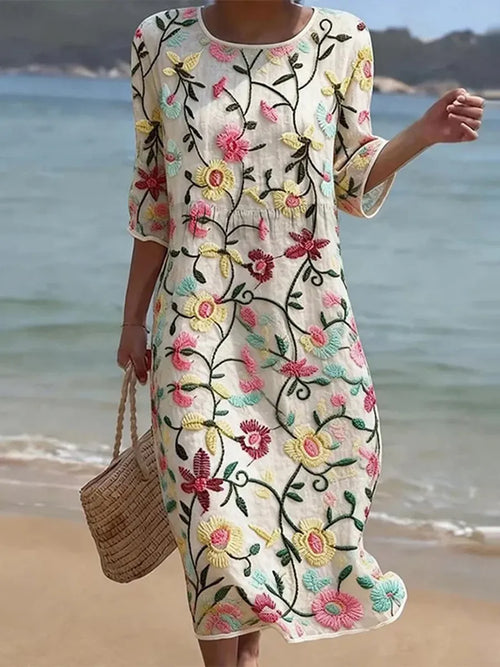 Florielle™ | Women's Floral Pattern Dress