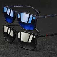 Bright black + Sand blue frame blue