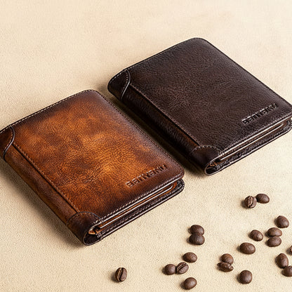 Theo™ | Sleek RFID Blocking Leather Wallet