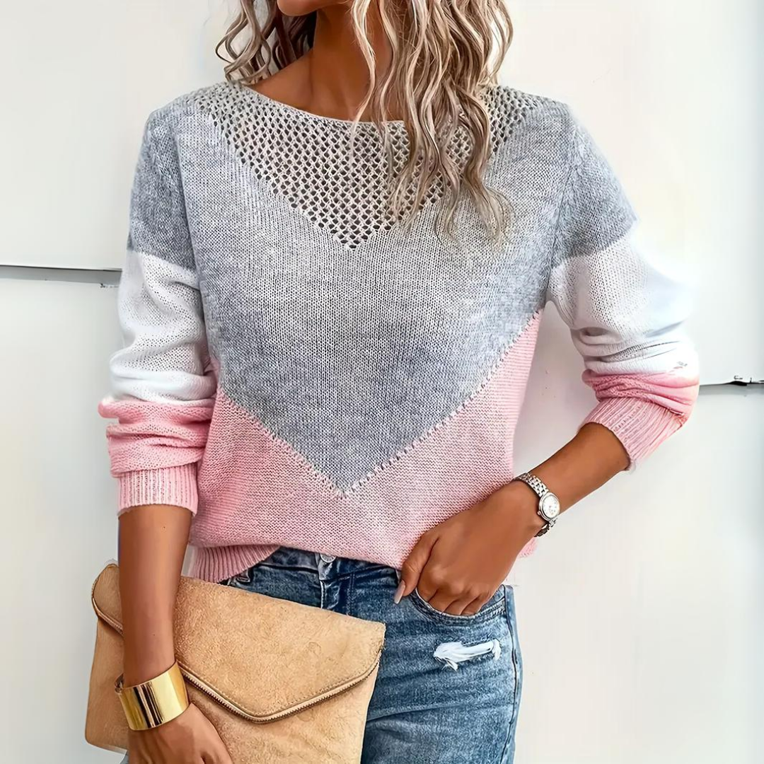 Wendy Womens Loose Fit Pullover Sweater for Everyday Wear