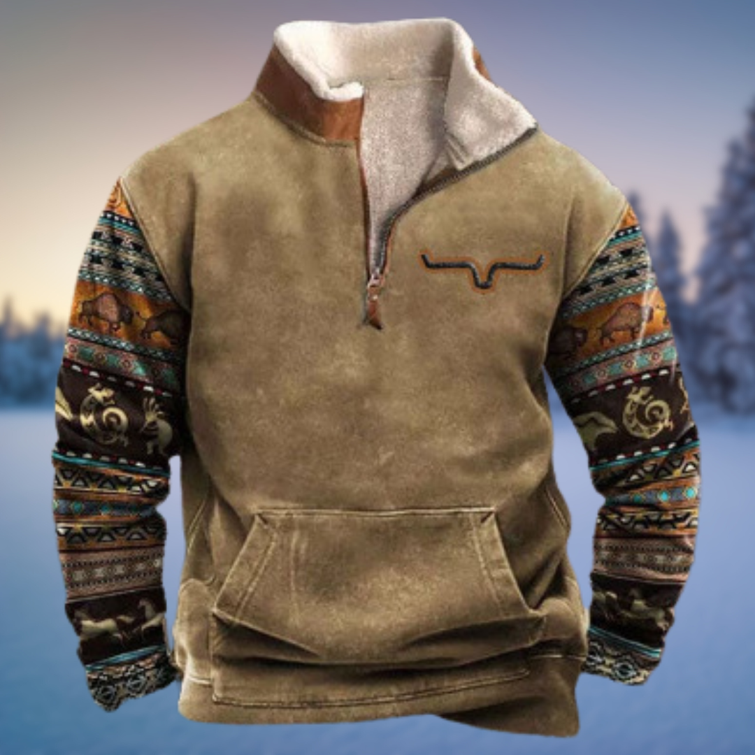 Emil | Herren Winterpullover mit Halb-Reißverschluss — Lässiger Alltags-Knit in 5 Stilen | Westmere