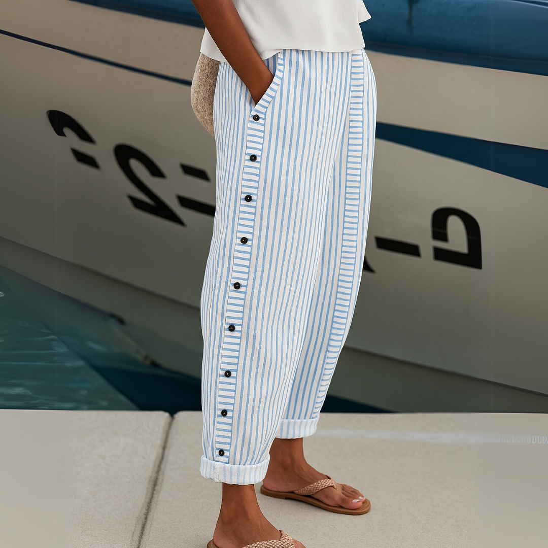 Rea™ | Striped Casual Stretch Pants