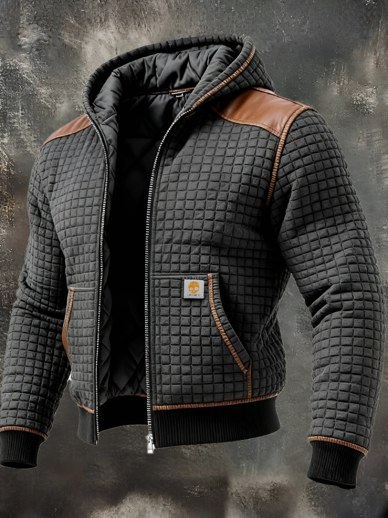 ALAN | GRAPHITE QUILTED JACKET