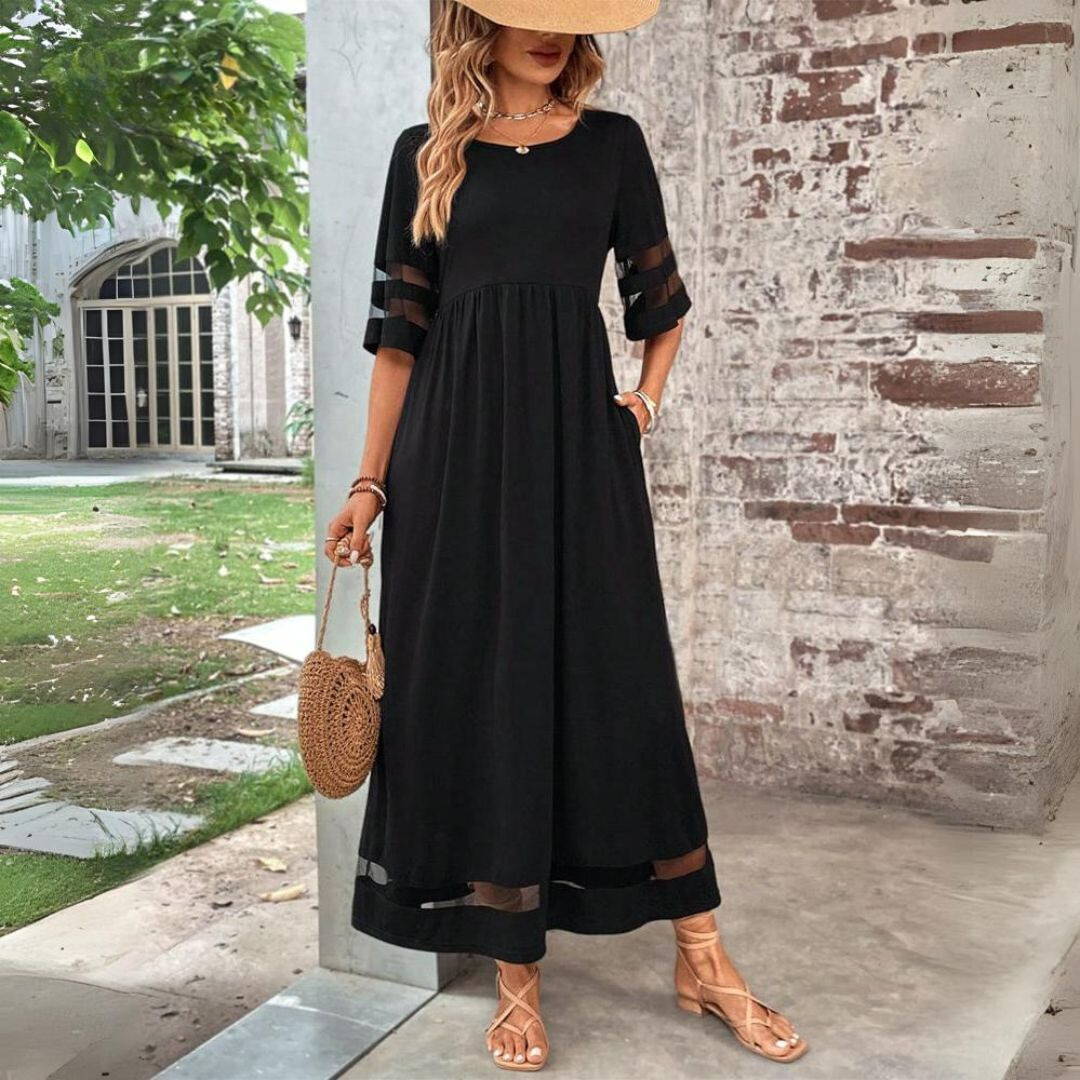 Anneliese™ | Smoothing Silhouette Maxi-Midi Dress