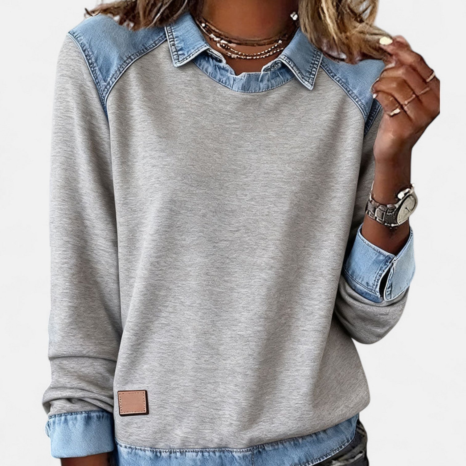 Women's Trendy Long-Sleeve Sweater, Fitted Silhouette | Sleek Modern Cut, Everyday Layer | 6 Colorways | S–3XL