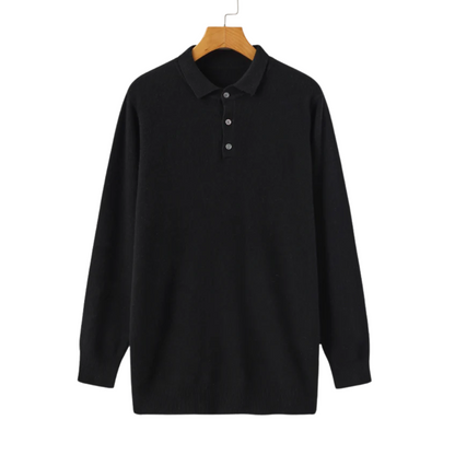 Leo - 100% cashmere polo shirt