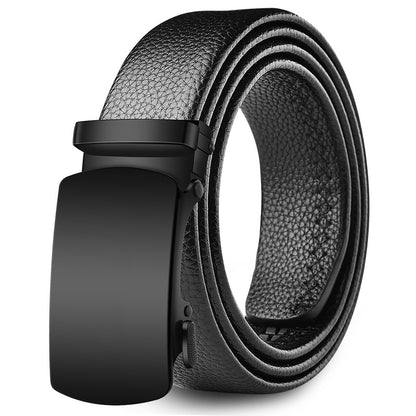 Perry™ | Men’s Soft Leather Belt – Automatic Buckle Casual Style