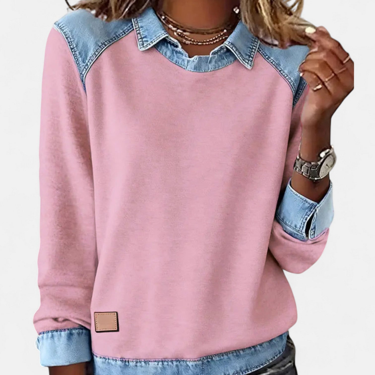 Women's Trendy Long-Sleeve Sweater, Fitted Silhouette | Sleek Modern Cut, Everyday Layer | 6 Colorways | S–3XL