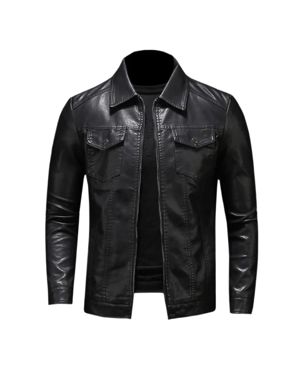 Donald | Classic Leather Jacket for Men