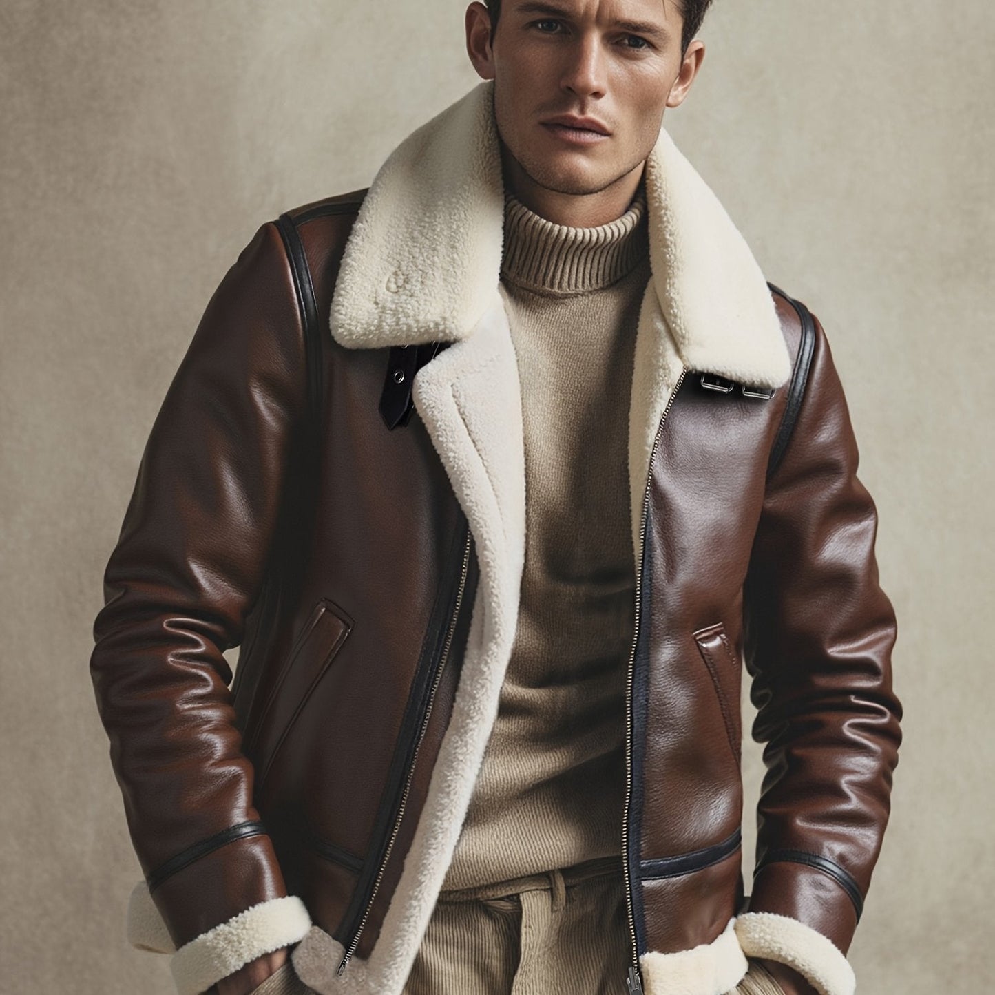 LOUIS | WARM MOTORCYCLE JACKET FOR FALL AND WINTER